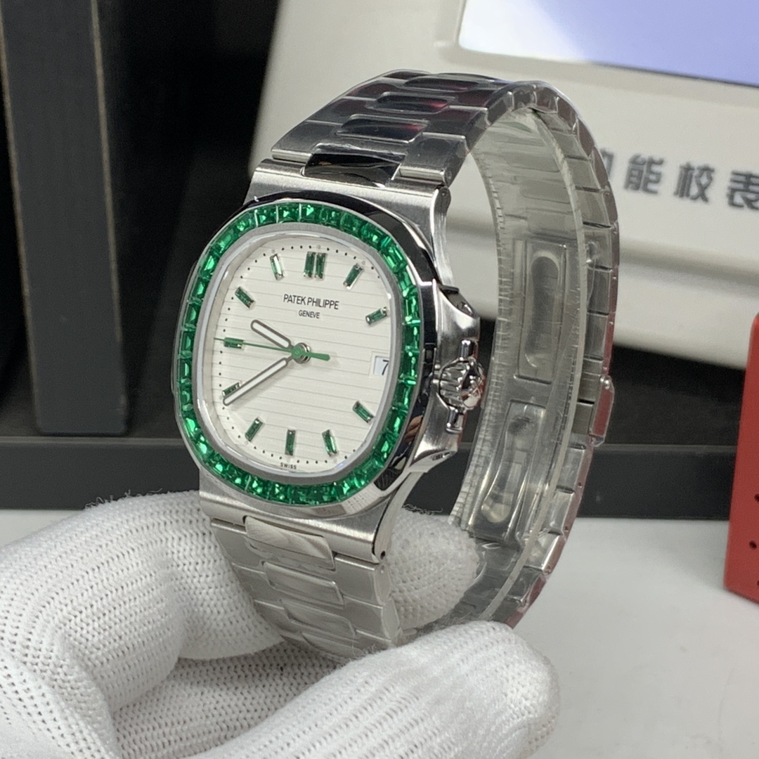 Patek Philippe Nautilus Diamond-Set 40 mm Watch – IW-2470 - Image 3