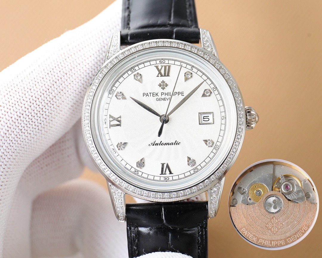 Classic Diamond-Set 40 mm Watch – IW-2533 - Image 5