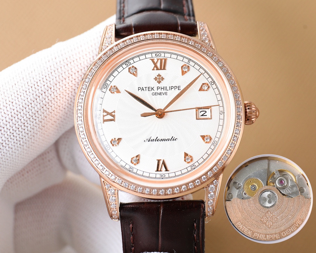 Classic Diamond-Set 40 mm Watch – IW-2533 - Image 6