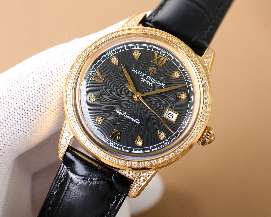 Classic Diamond-Set 40 mm Watch – IW-2532 - Image 5