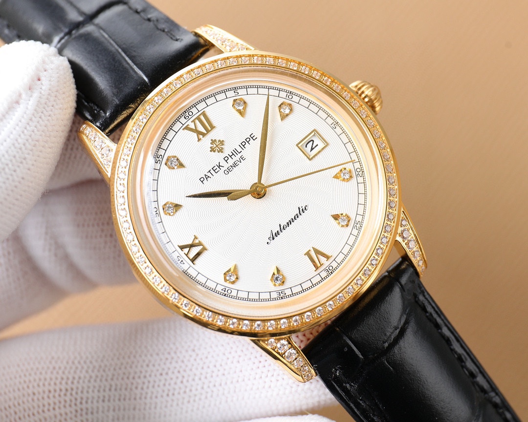Classic Diamond-Set 40 mm Watch – IW-2532 - Image 3
