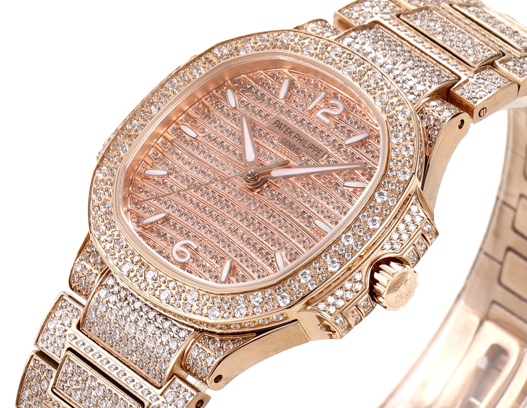 Patek Philippe Nautilus Diamond-Set 35.2 mm Watch – IW-2473 - Image 3