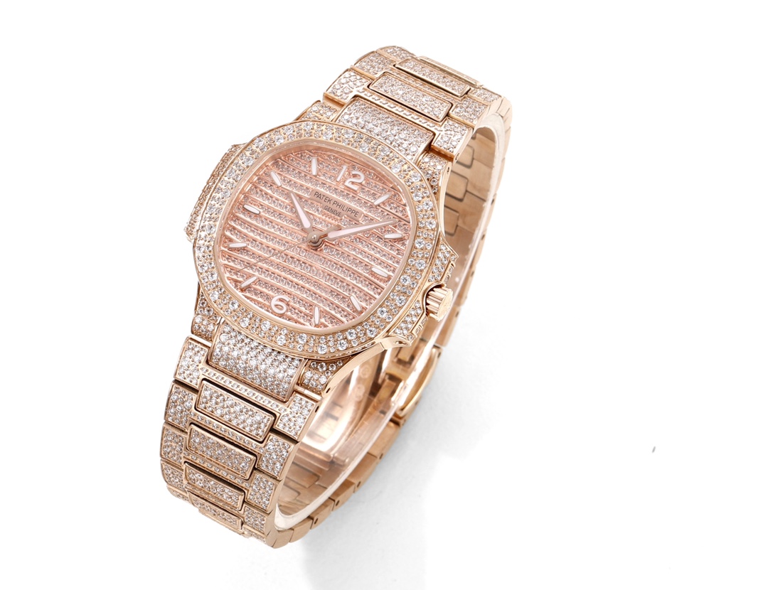 Patek Philippe Nautilus Diamond-Set 35.2 mm Watch – IW-2473 - Image 2