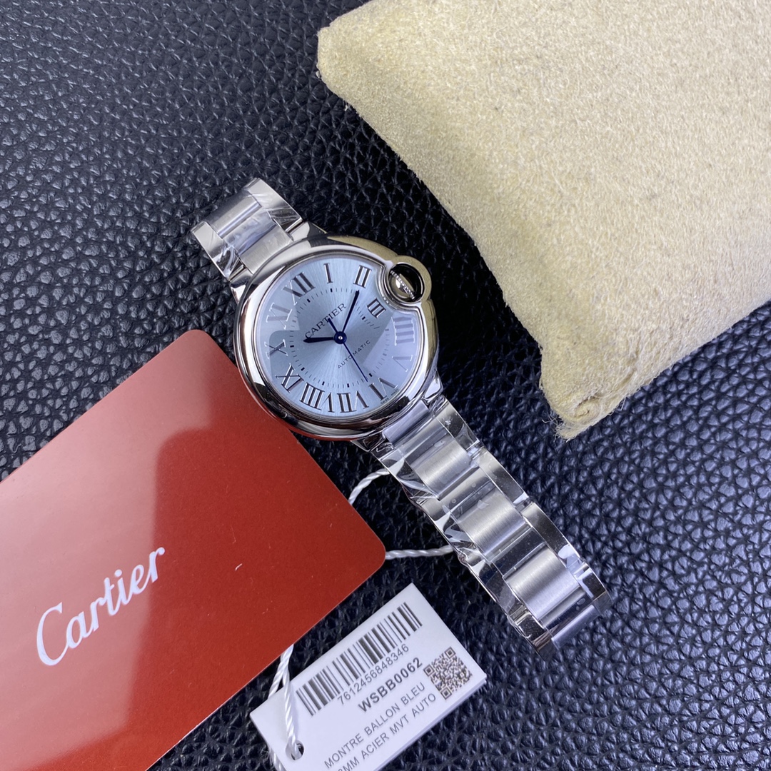Cartier Ballon Bleu Ice Blue Watch – IW-1745 - Image 9