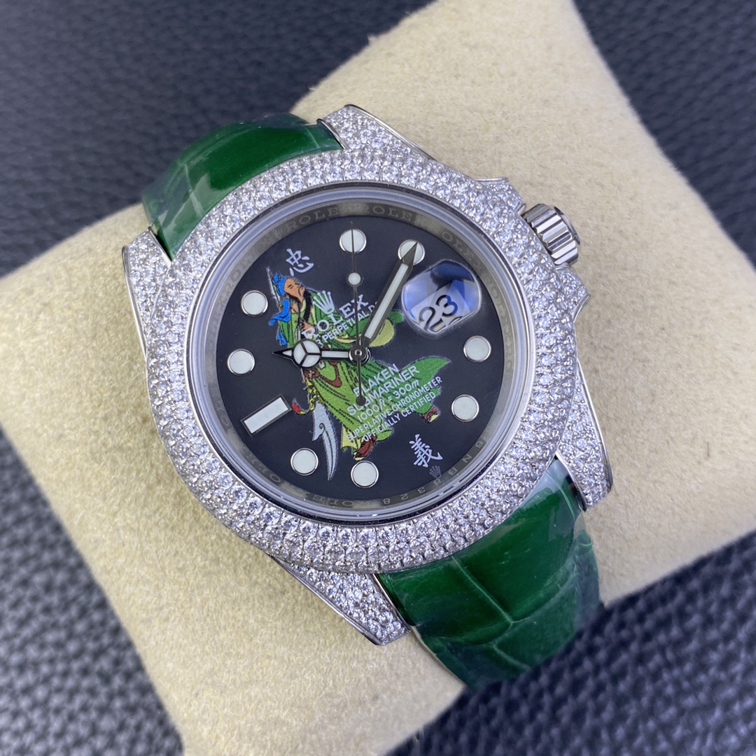 Rolex Submariner Diamond-Set 40 mm Watch – IW-0085 - Image 2