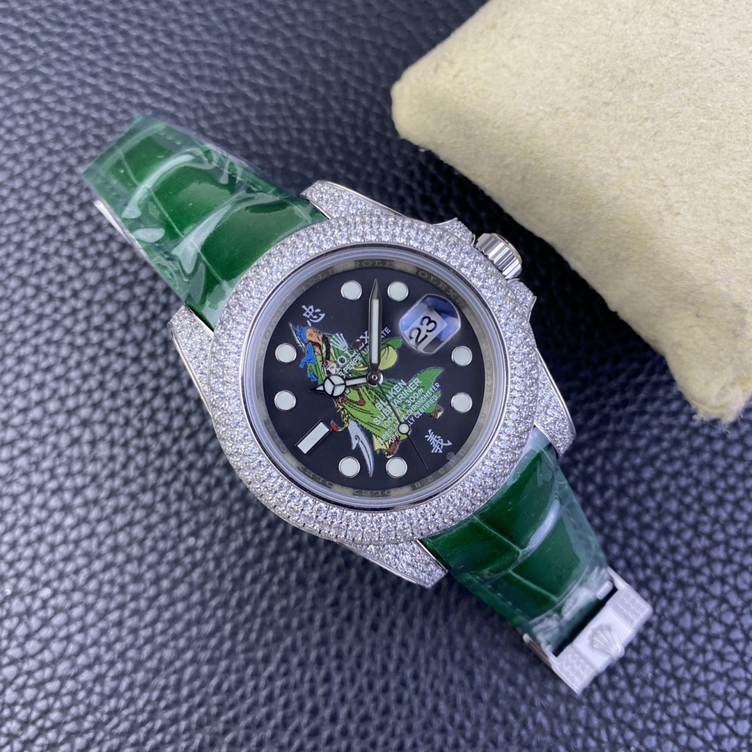 Rolex Submariner Diamond-Set 40 mm Watch – IW-0085 - Image 9