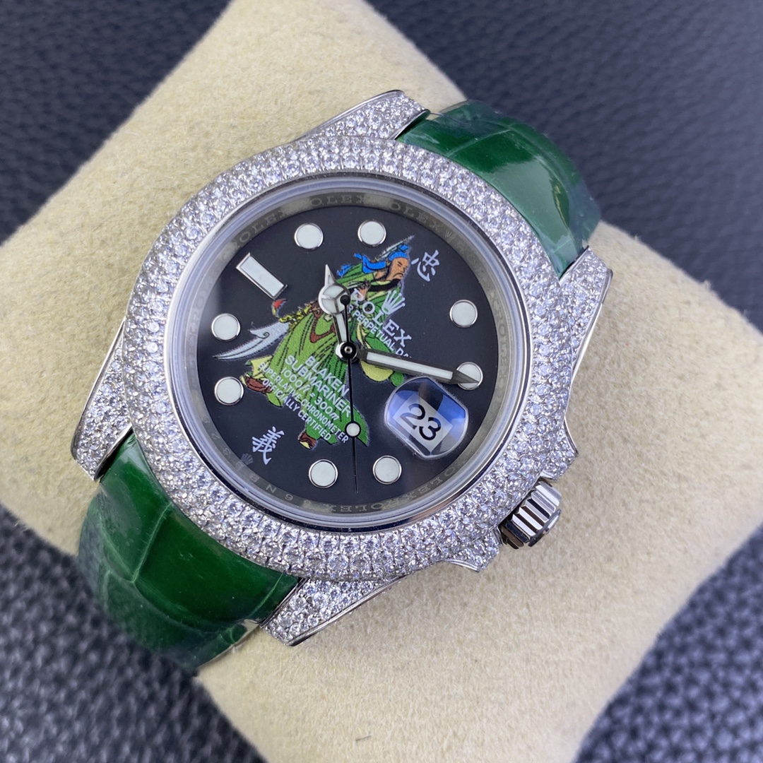 Rolex Submariner Diamond-Set 40 mm Watch – IW-0085 - Image 3