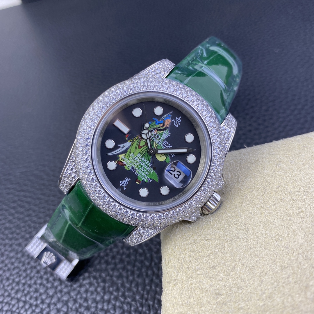 Rolex Submariner Diamond-Set 40 mm Watch – IW-0085 - Image 4