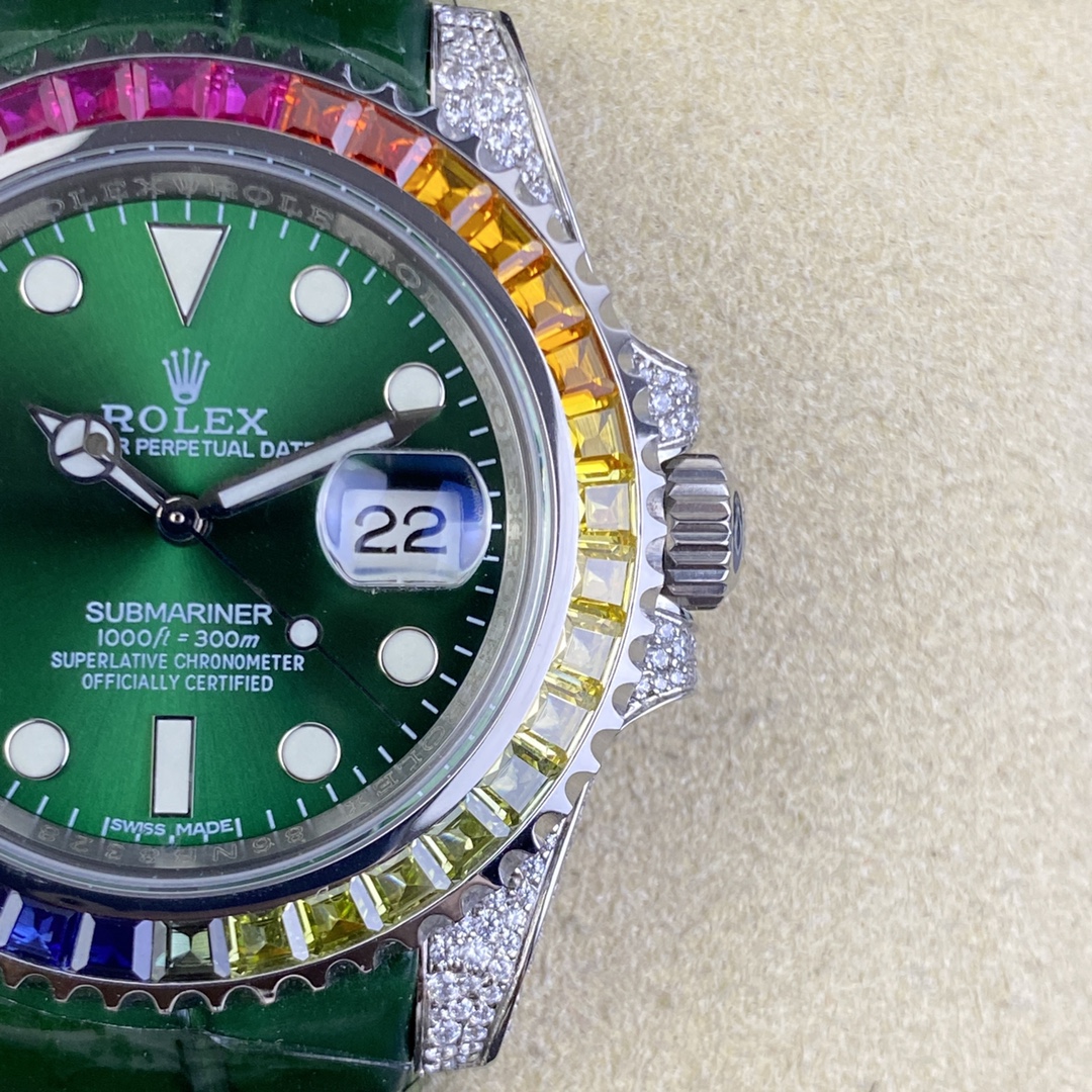 Rolex Submariner Diamond-Set 40 mm Watch – IW-0103 - Image 5