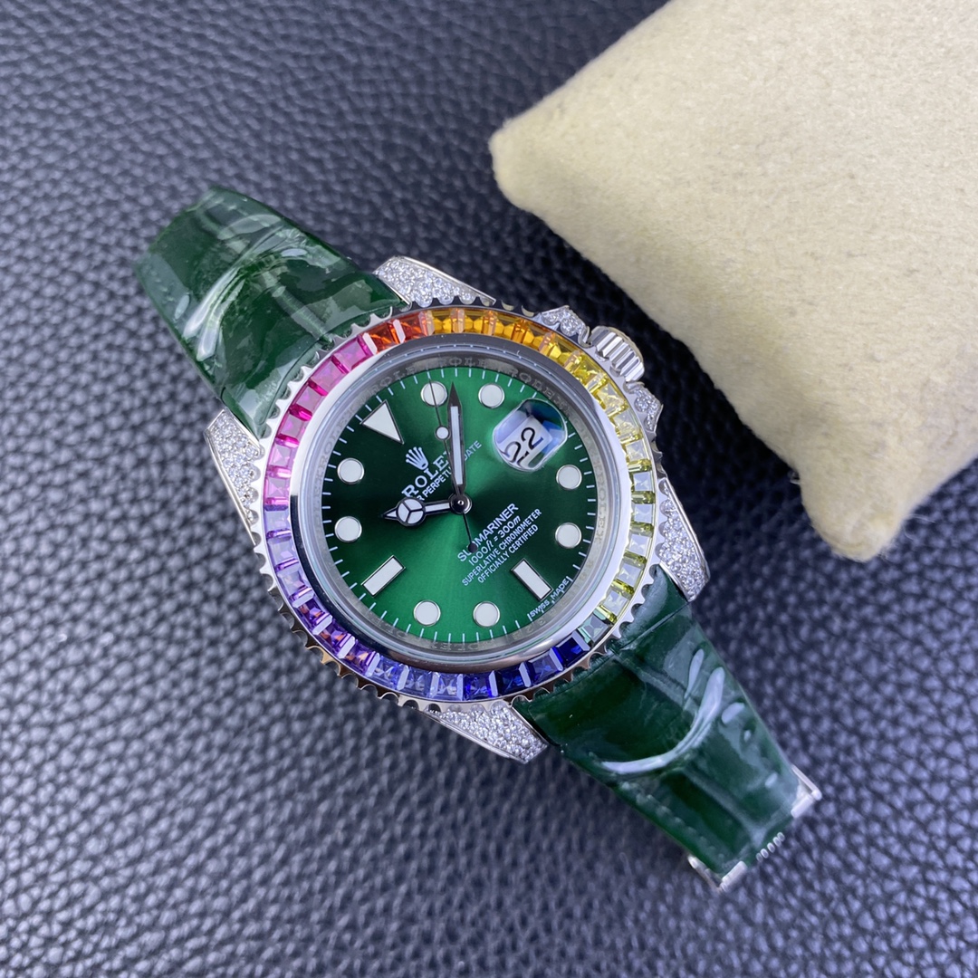 Rolex Submariner Diamond-Set 40 mm Watch – IW-0103 - Image 9