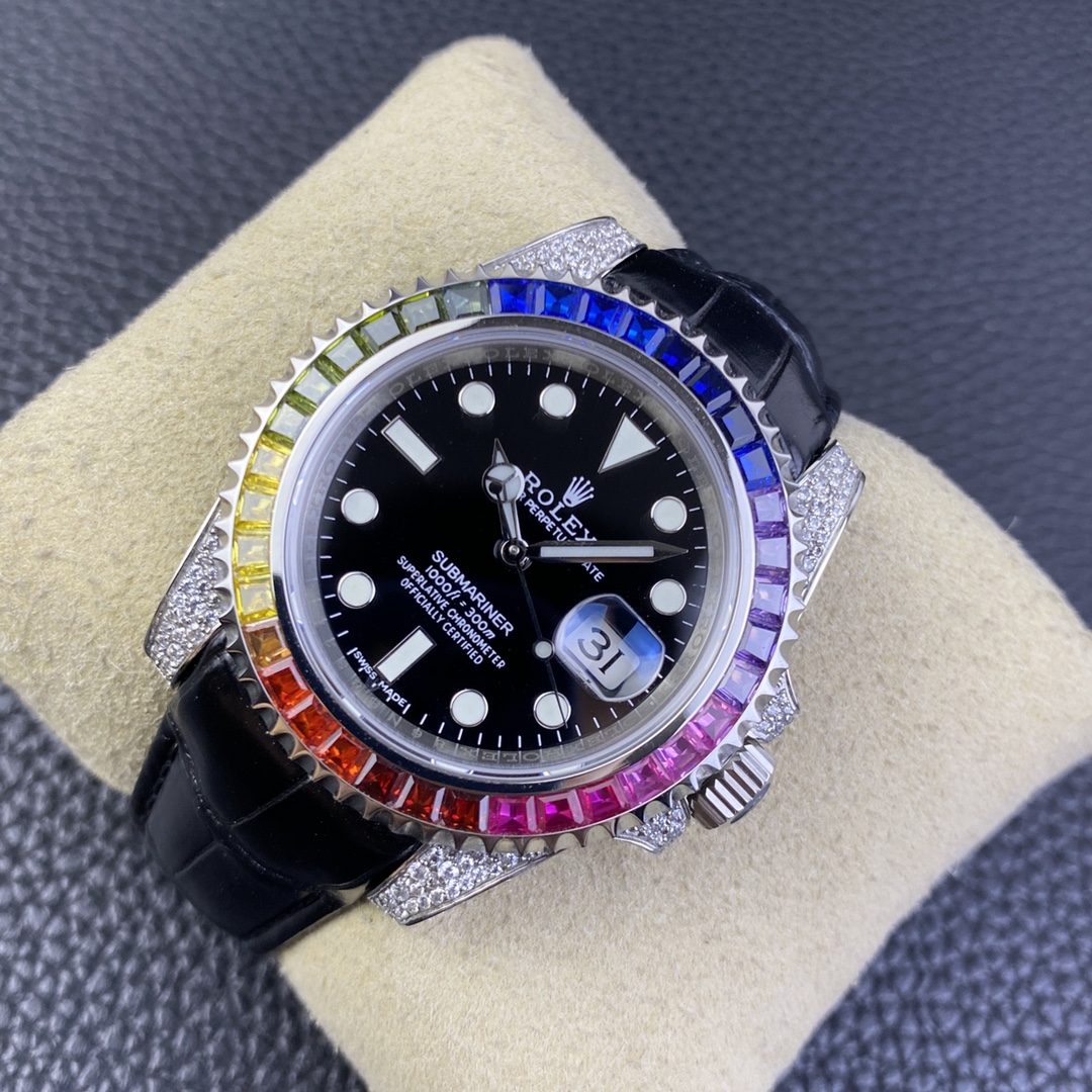 Rolex Submariner Diamond-Set 40 mm Watch – IW-0101 - Image 3