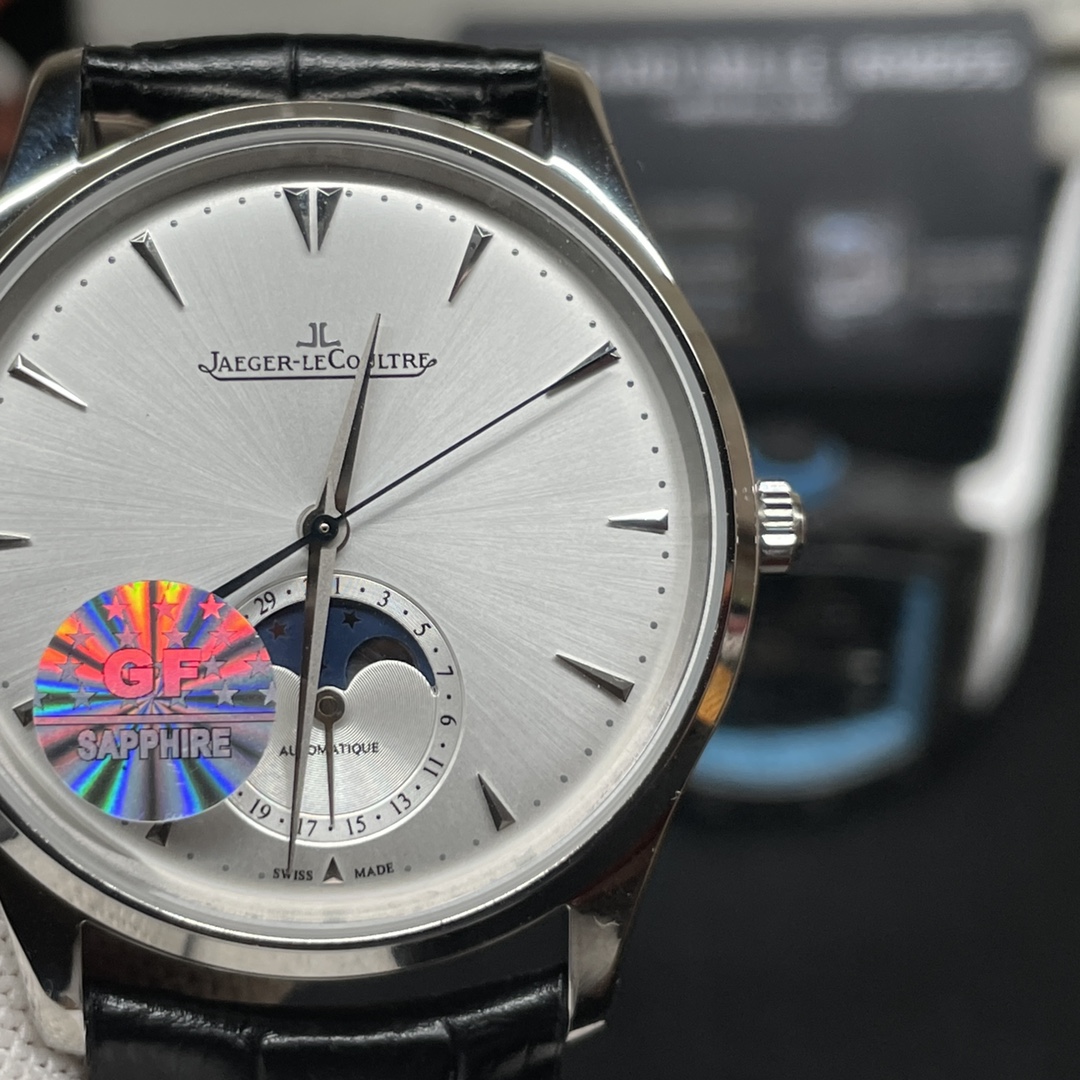 Jaeger-LeCoultre Classic White Dial Moonphase Watch – IW-0448 - Image 8