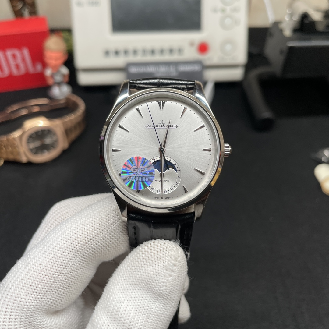 Jaeger-LeCoultre Classic White Dial Moonphase Watch – IW-0448 - Image 2