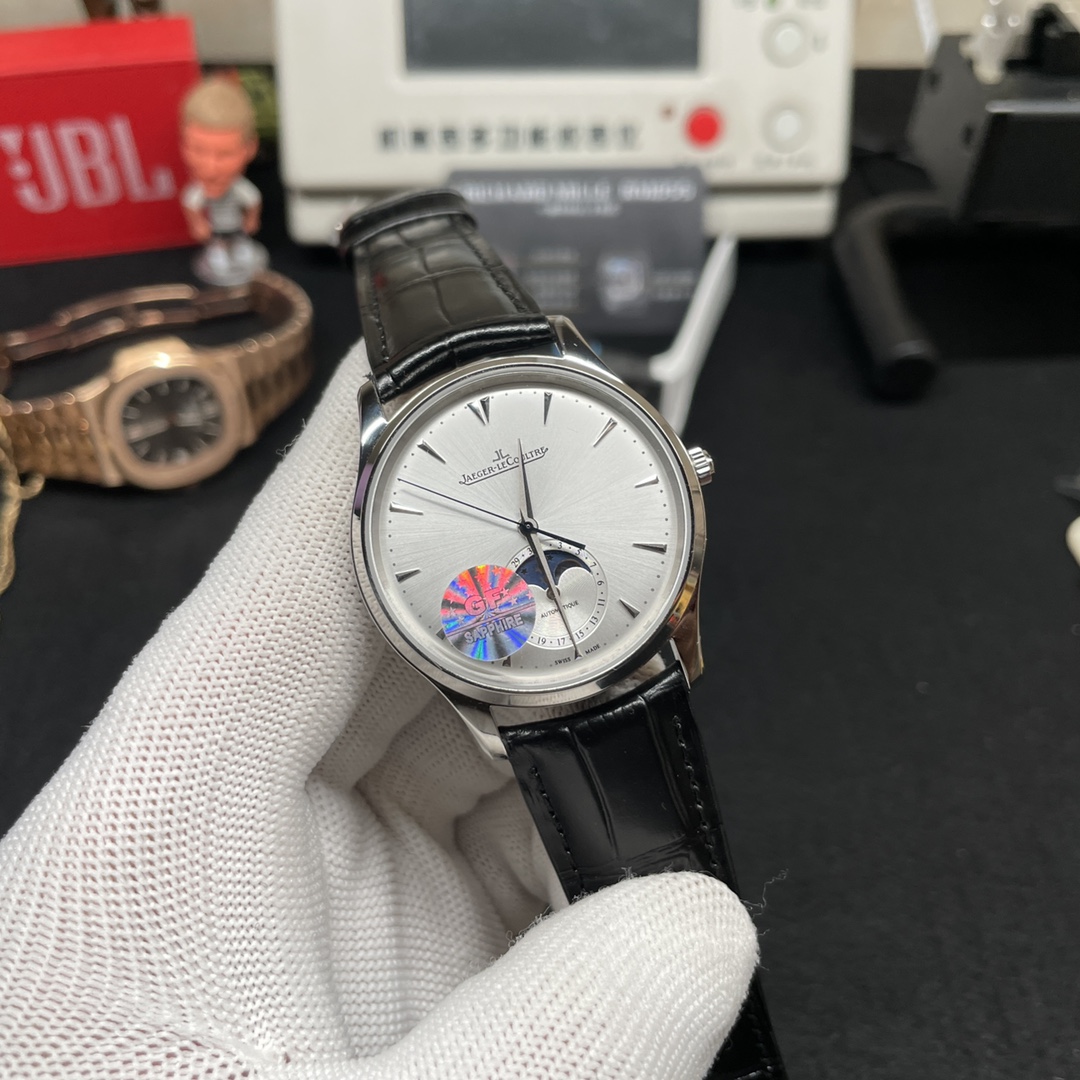 Jaeger-LeCoultre Classic White Dial Moonphase Watch – IW-0448