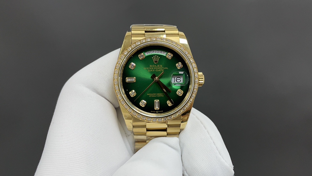 Day-Date Green Dial Watch – IW-3457