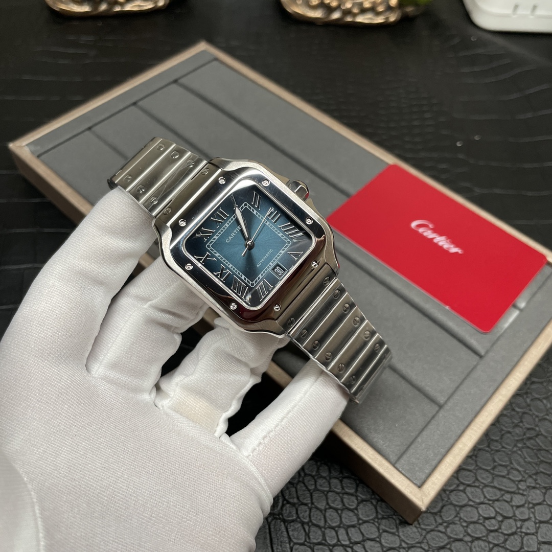 Santos Blue Dial Watch – IW-1640