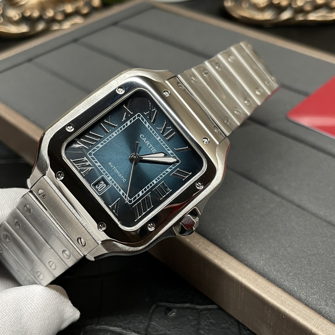 Santos Blue Dial Watch – IW-1640 - Image 4