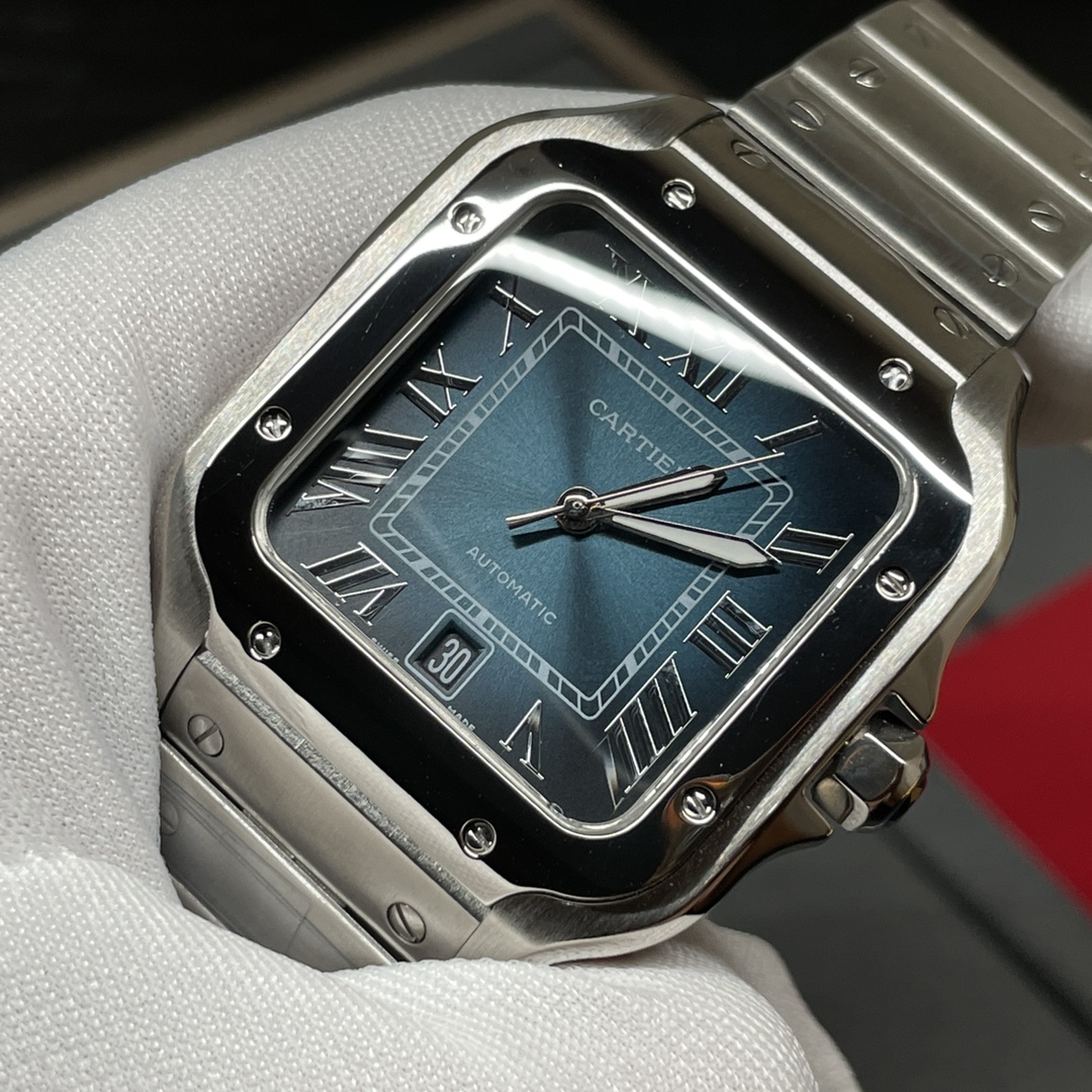 Santos Blue Dial Watch – IW-1640 - Image 9