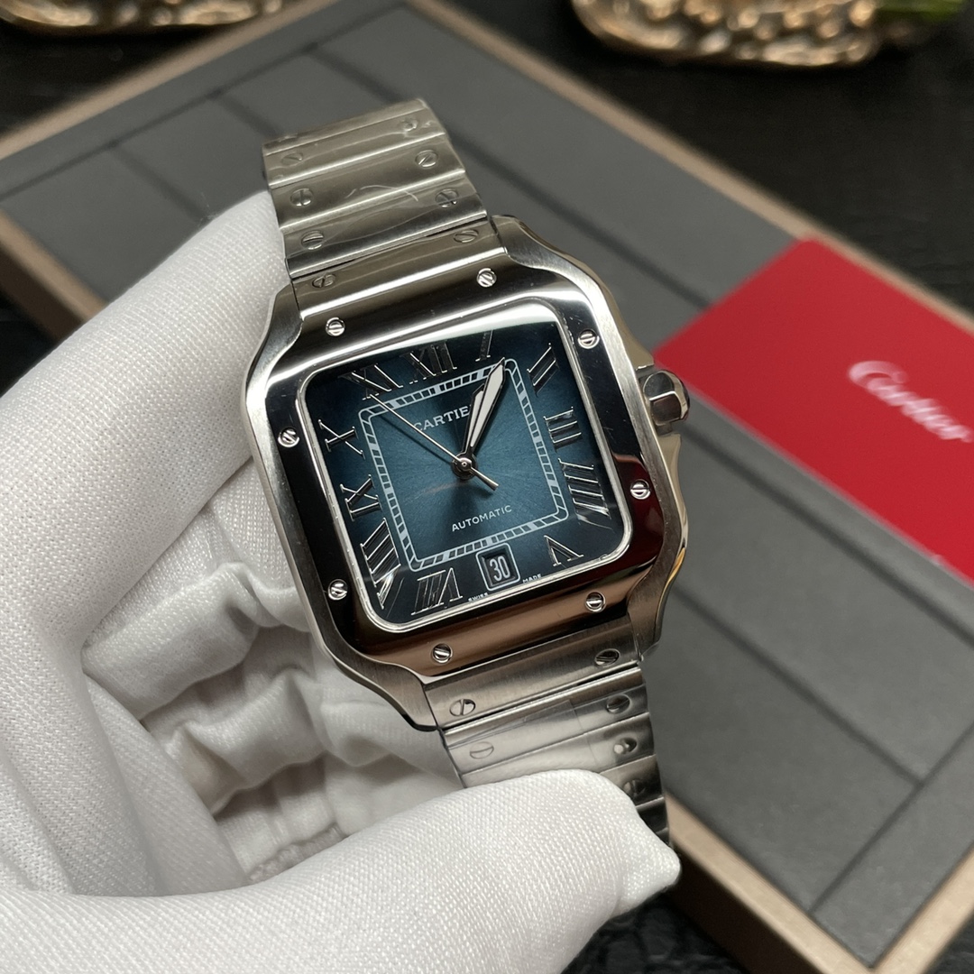 Santos Blue Dial Watch – IW-1640 - Image 2