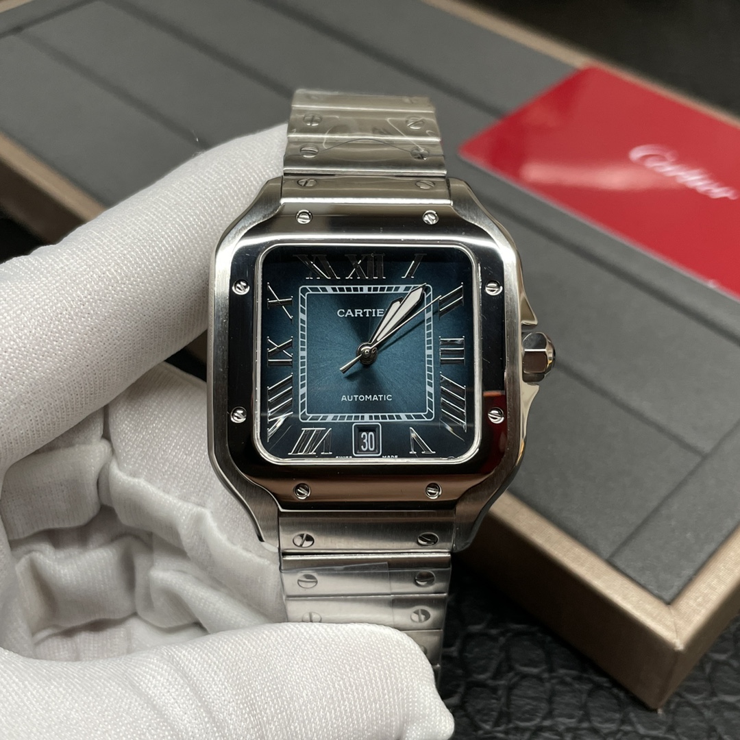Santos Blue Dial Watch – IW-1640 - Image 3