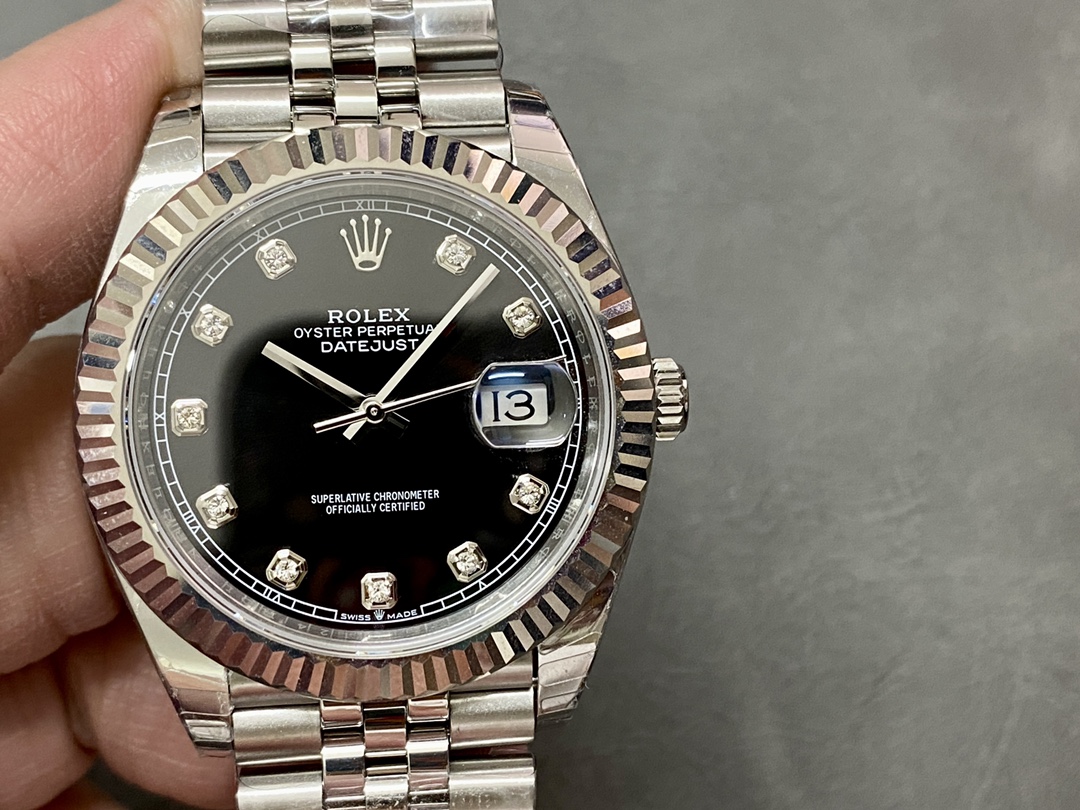 Datejust Ice Blue Luminous 41 mm Watch – IW-2841