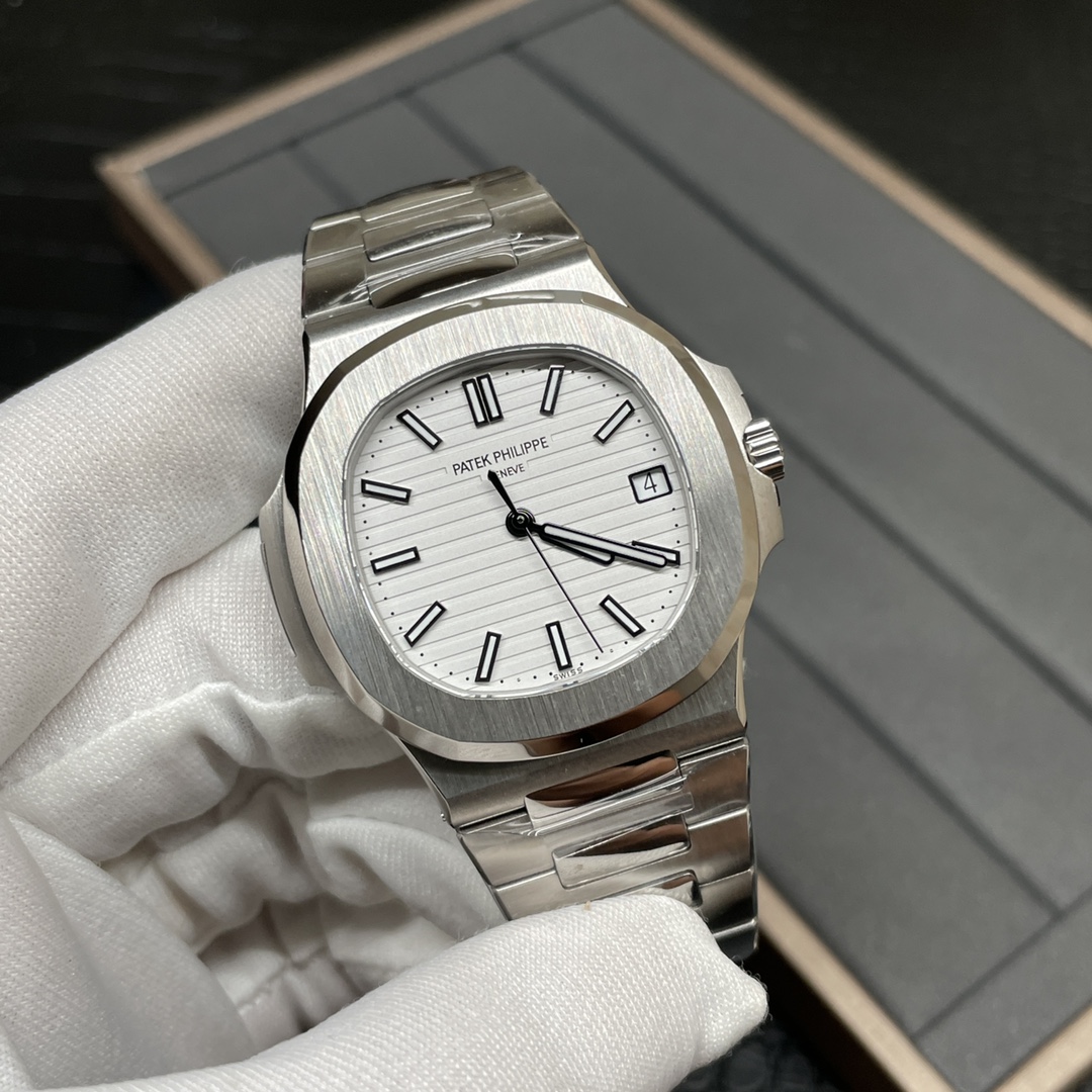 Nautilus White Dial Watch – IW-2396 - Image 3