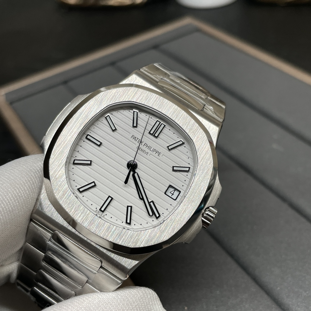 Nautilus White Dial Watch – IW-2396 - Image 5