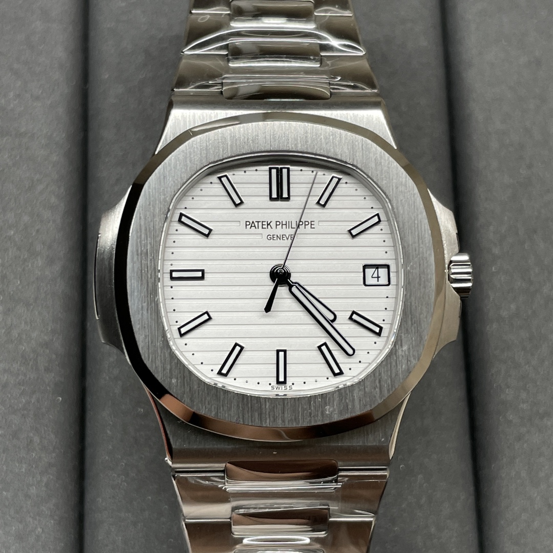 Nautilus White Dial Watch – IW-2396 - Image 2