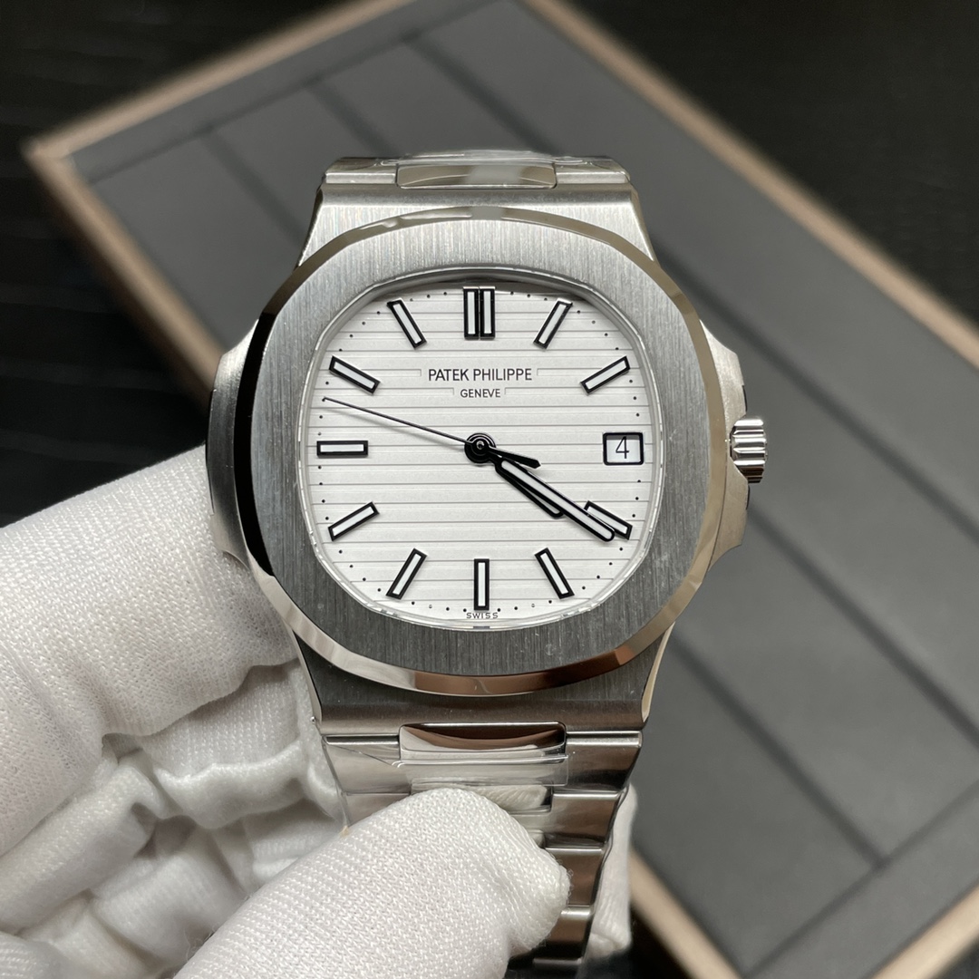 Nautilus White Dial Watch – IW-2396 - Image 4