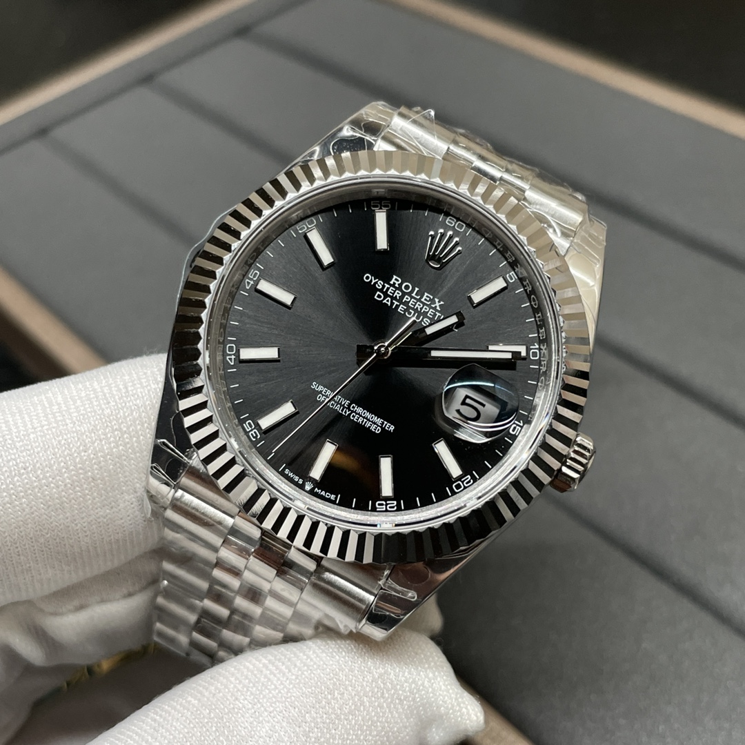 Datejust Black Dial 41 mm Watch – IW-3520 - Image 5