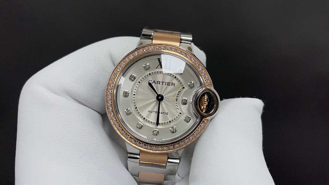 Ballon Bleu Diamond-Set 33 mm Watch – IW-1597 - Image 3