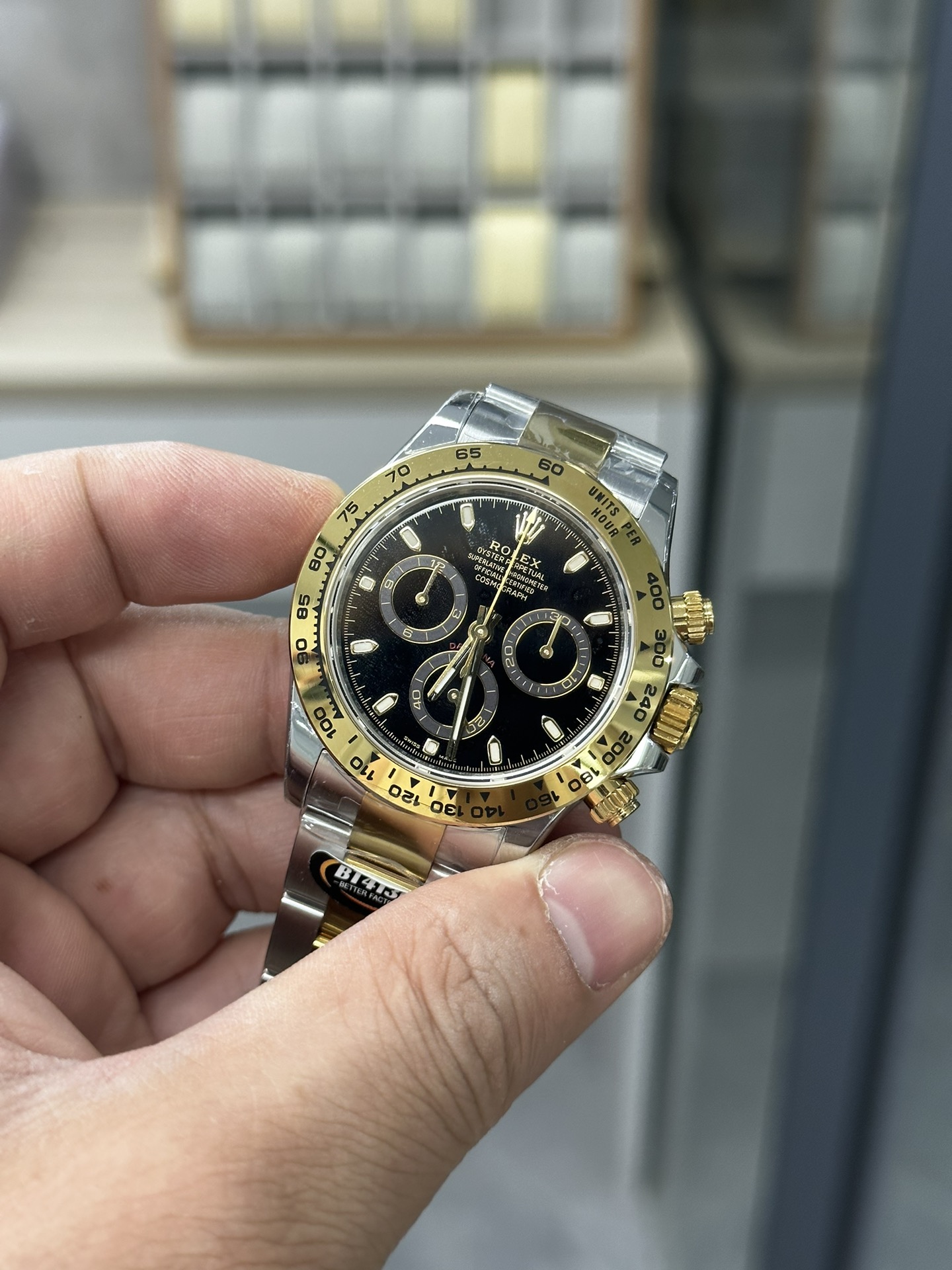 Daytona Black Dial Watch – IW-3341 - Image 3