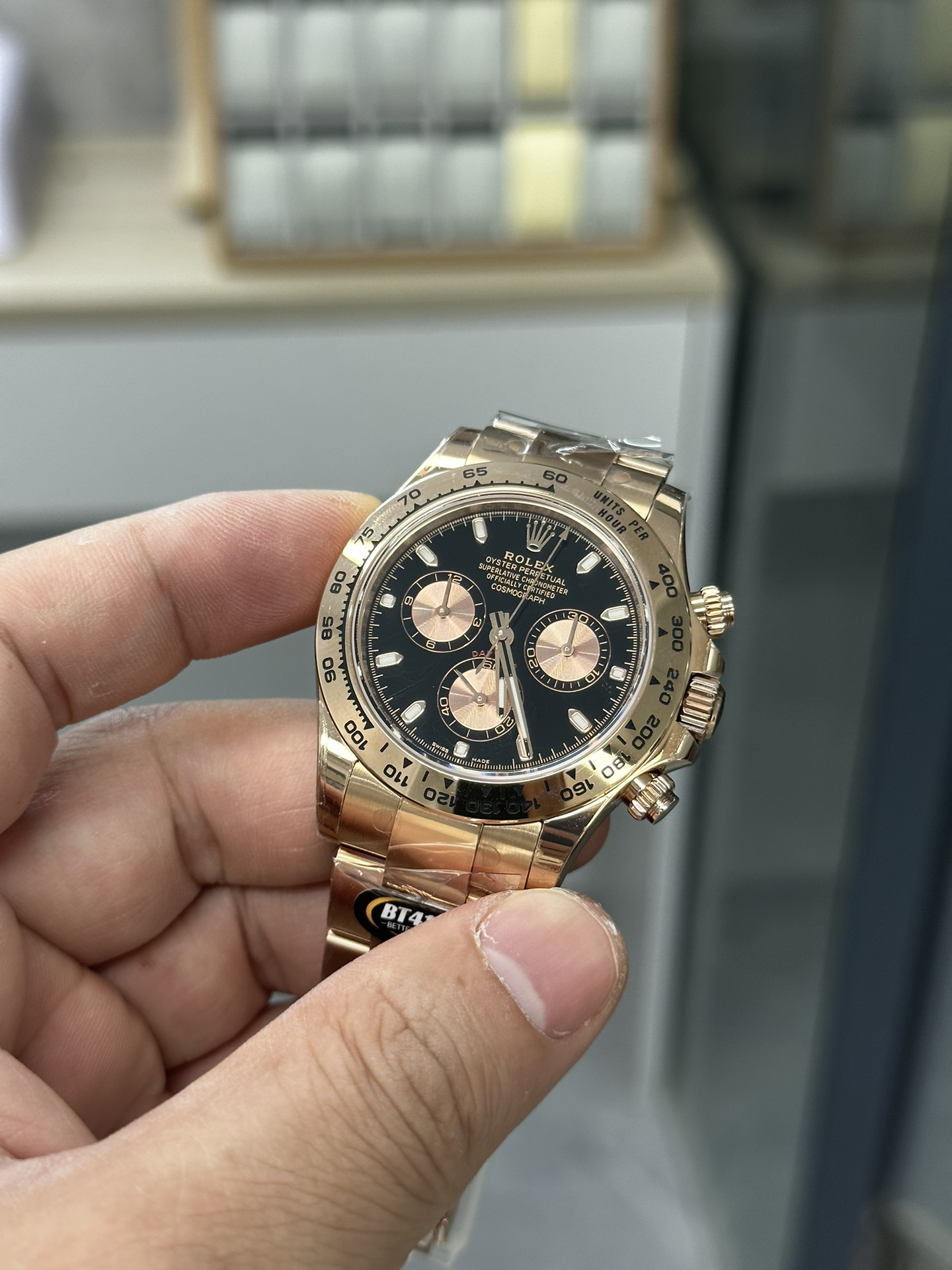 Daytona Black Dial Watch – IW-2787 - Image 3