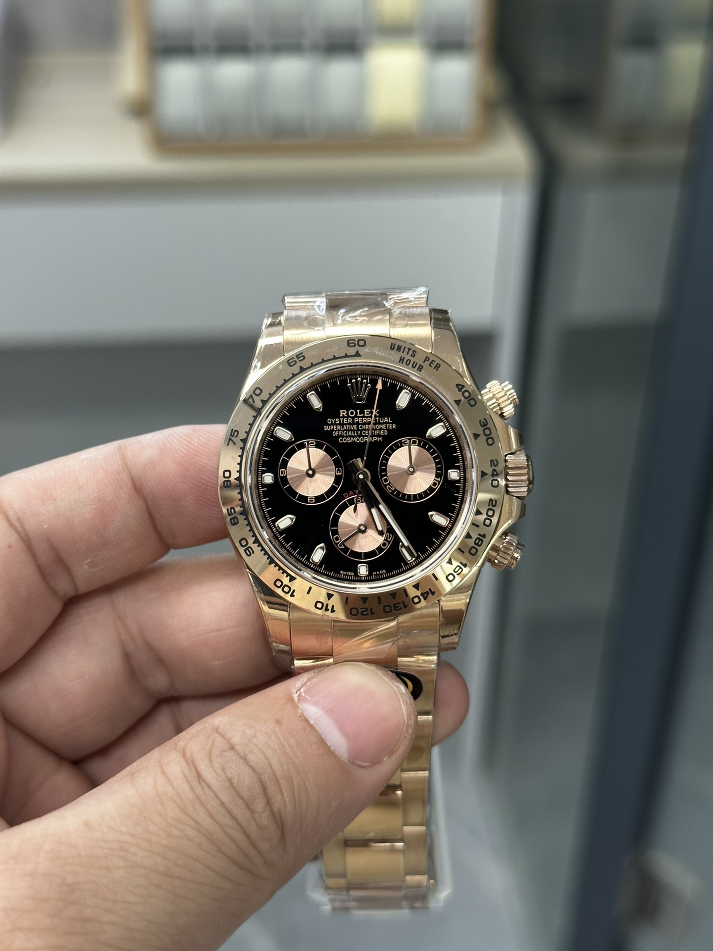 Daytona Black Dial Watch – IW-2787