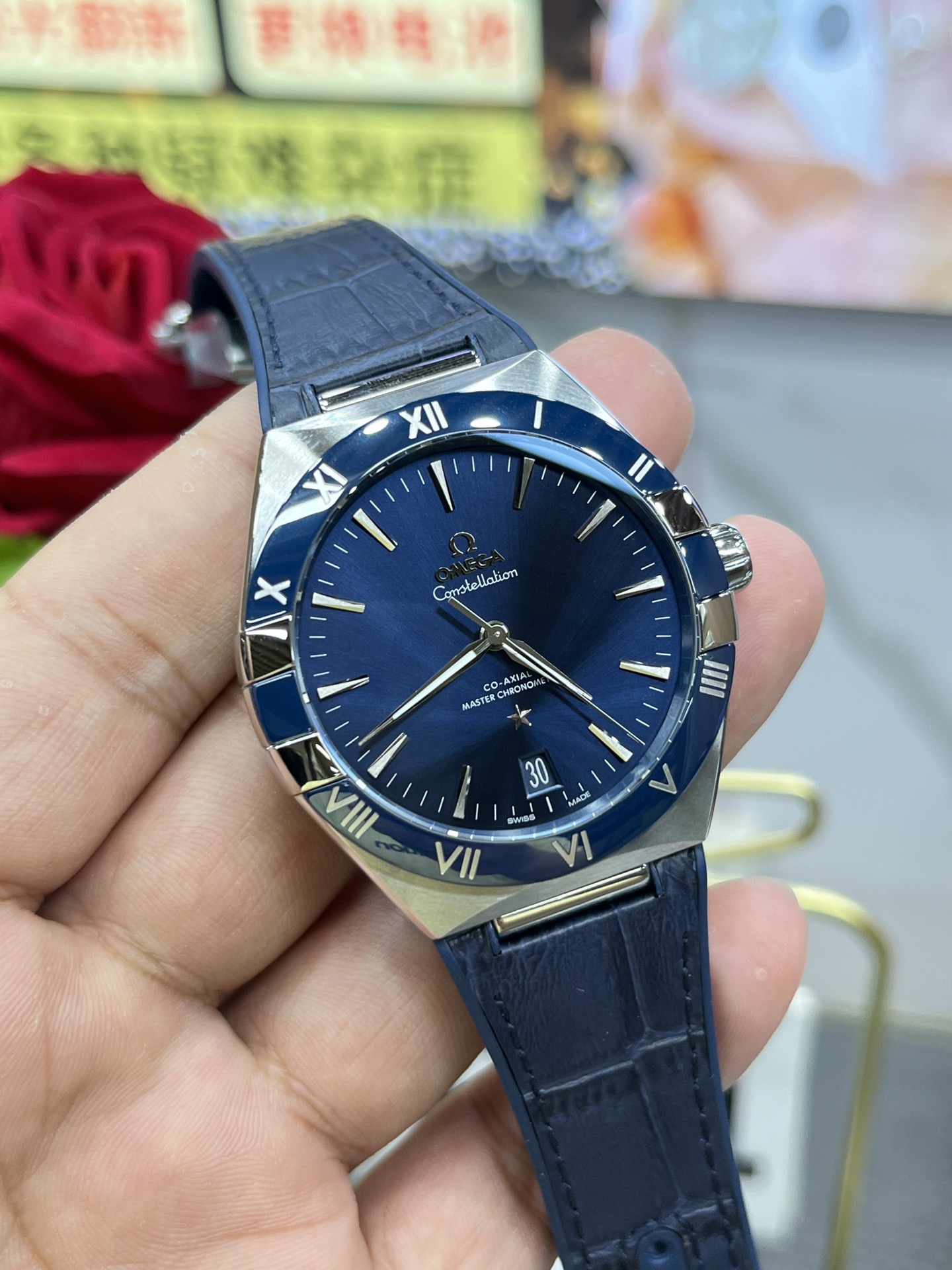 Constellation Blue Dial Watch – IW-1355 - Image 4
