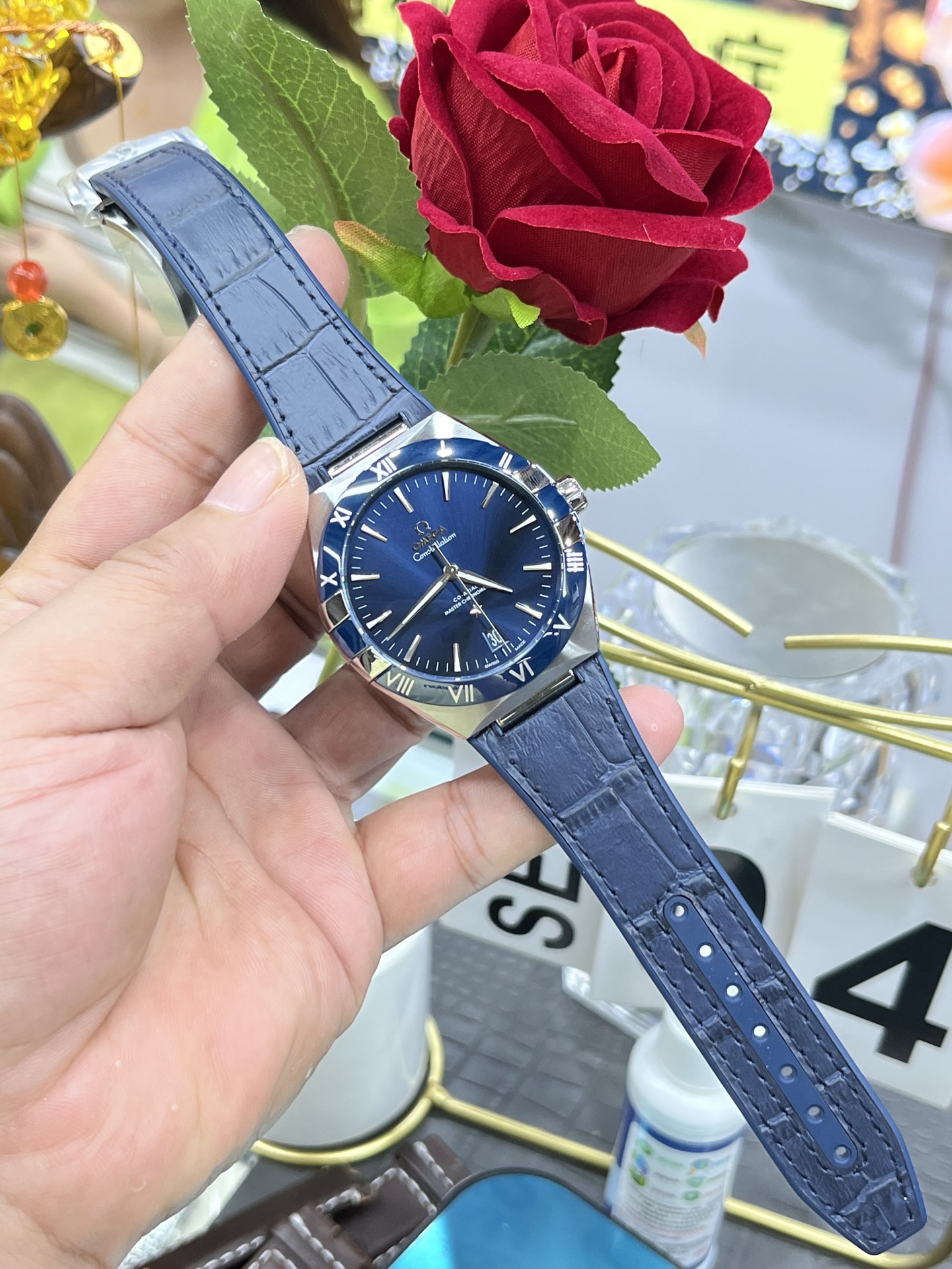 Constellation Blue Dial Watch – IW-1355 - Image 9