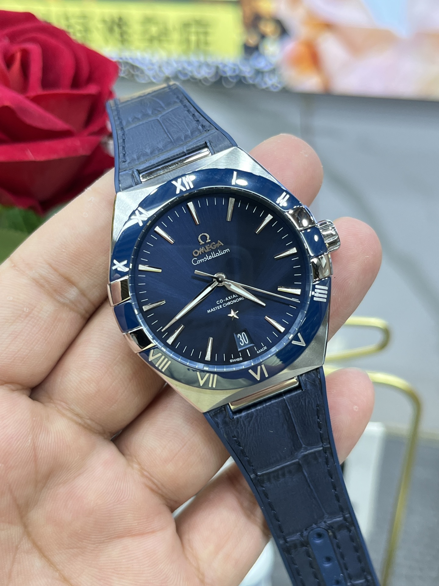 Constellation Blue Dial Watch – IW-1355 - Image 3