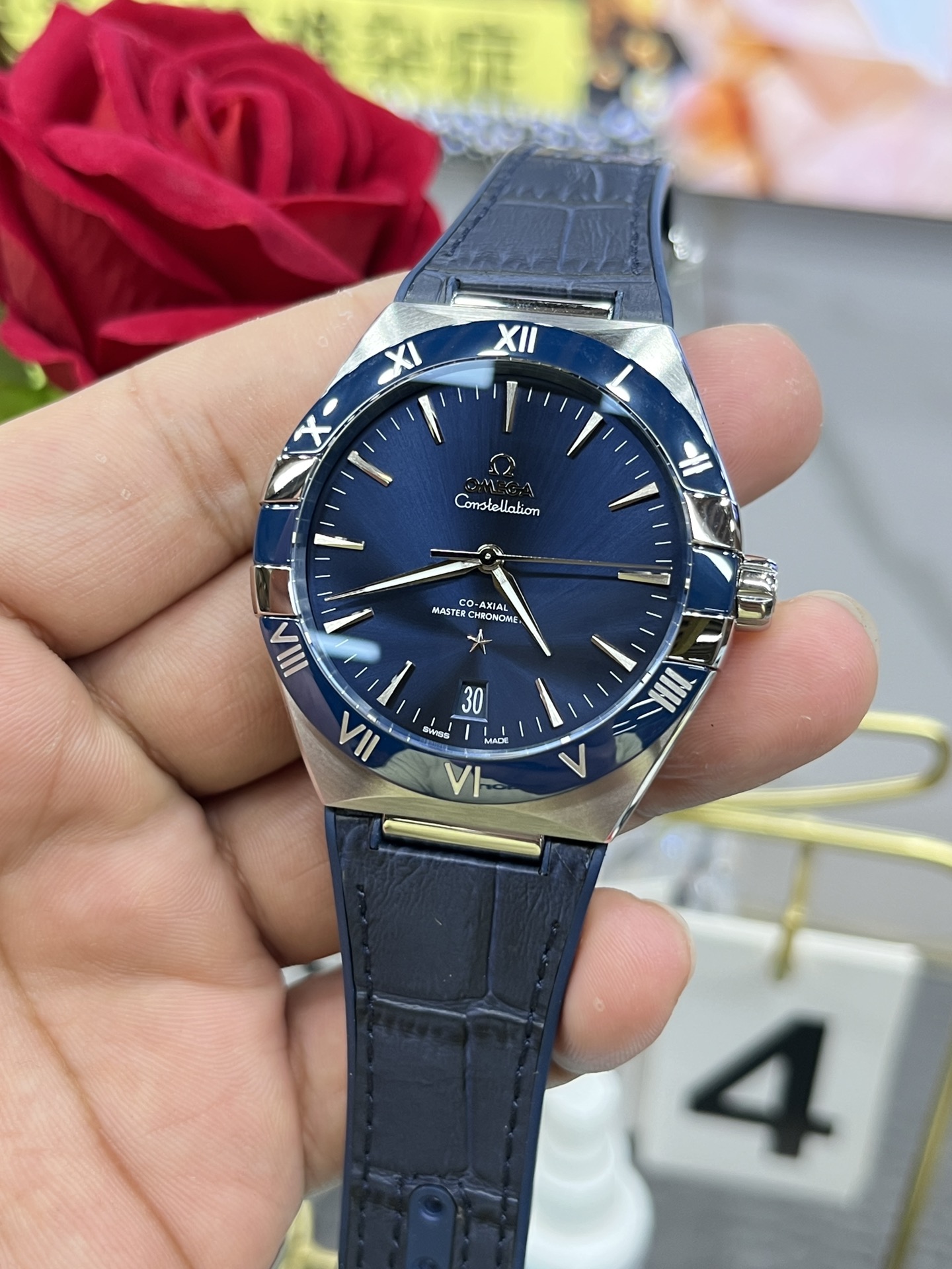 Constellation Blue Dial Watch – IW-1355 - Image 2