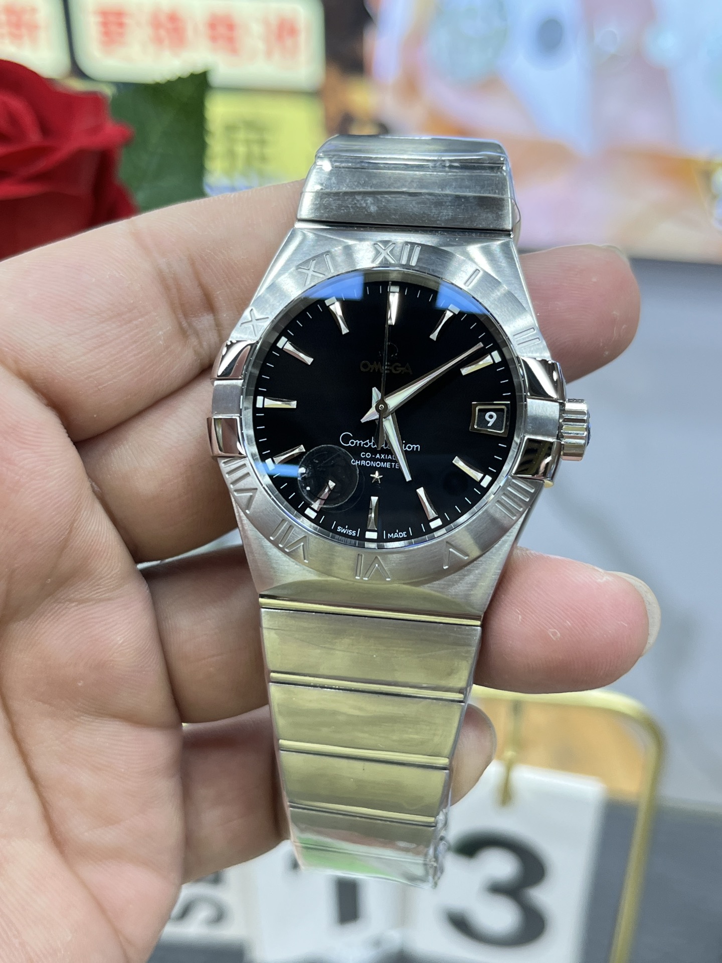 Constellation Black Dial Watch – IW-1359 - Image 2