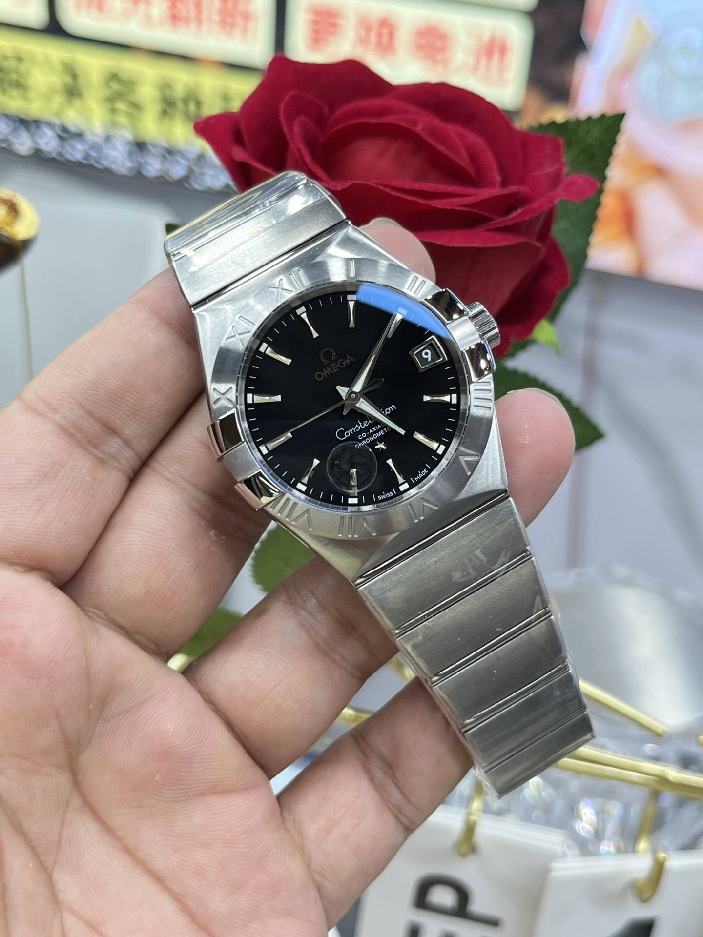 Constellation Black Dial Watch – IW-1359 - Image 7