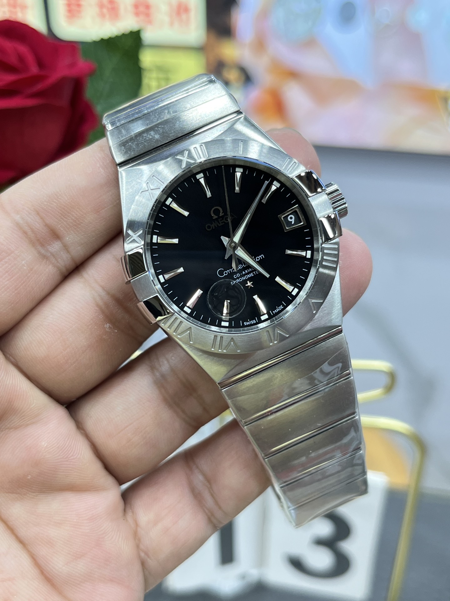 Constellation Black Dial Watch – IW-1359 - Image 3