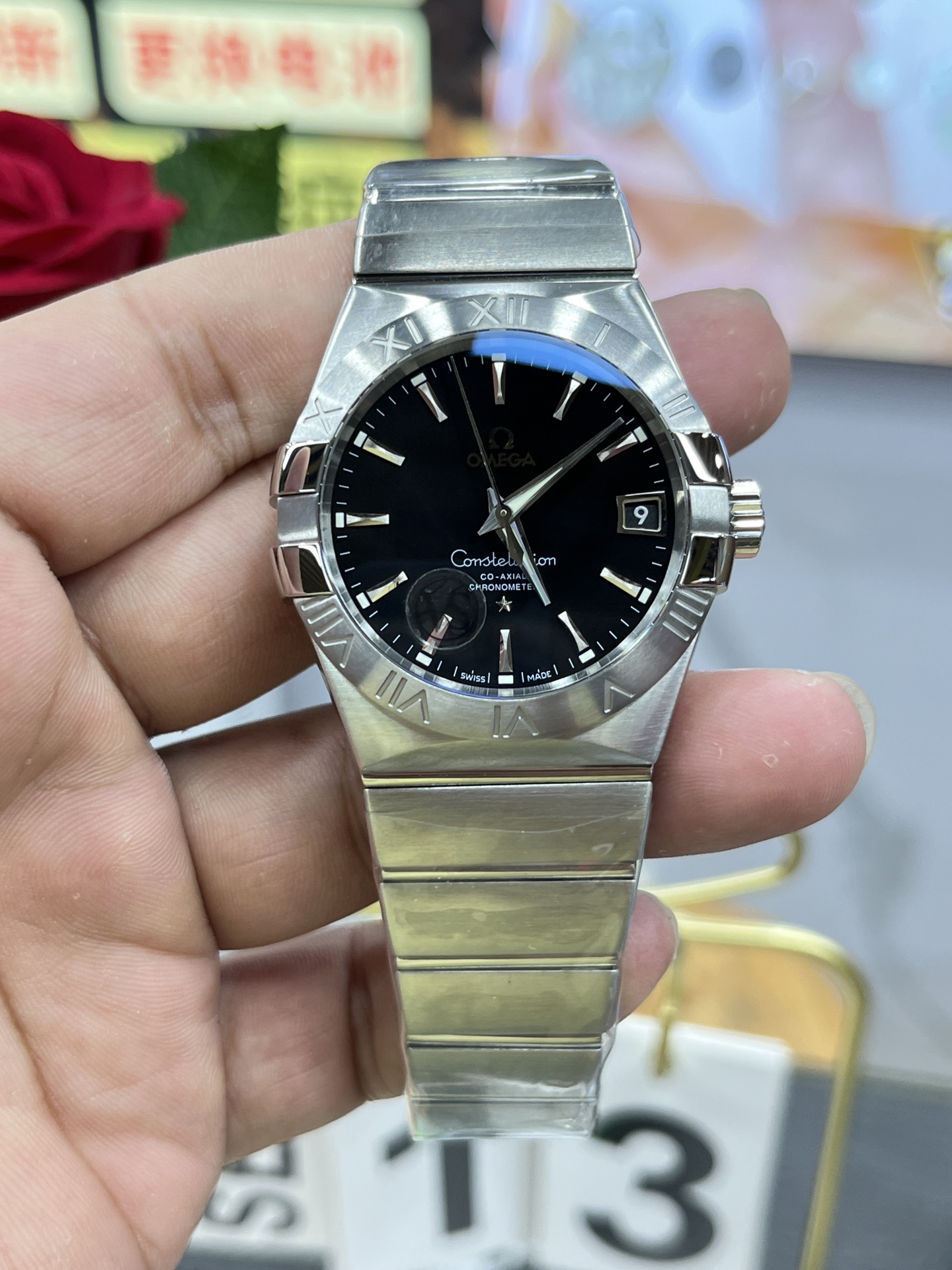 Constellation Black Dial Watch – IW-1359