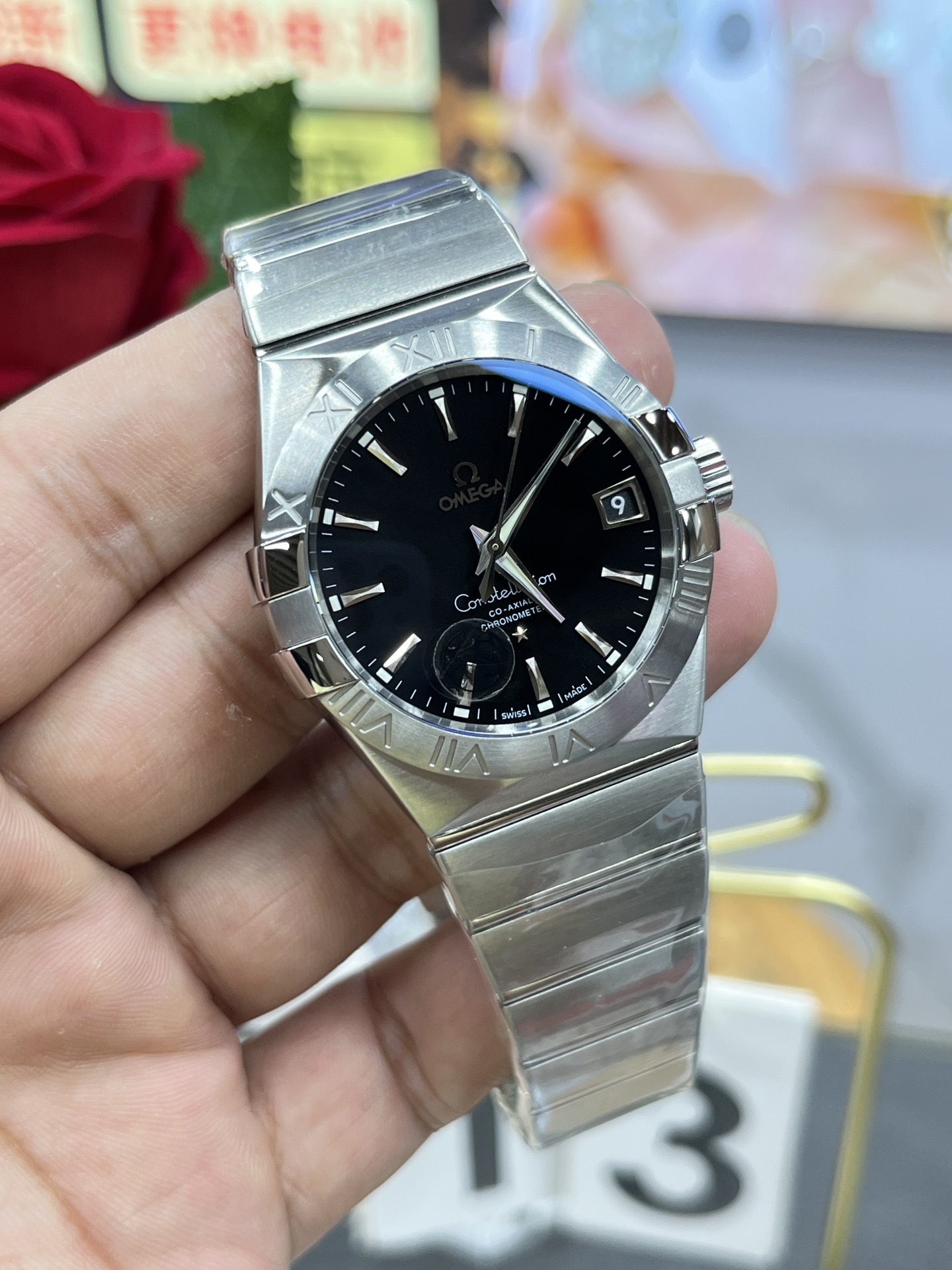 Constellation Black Dial Watch – IW-1359 - Image 4