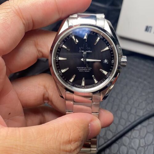 i1697976113_516_0.jpg Seamaster Black Dial Watch – IW-1307