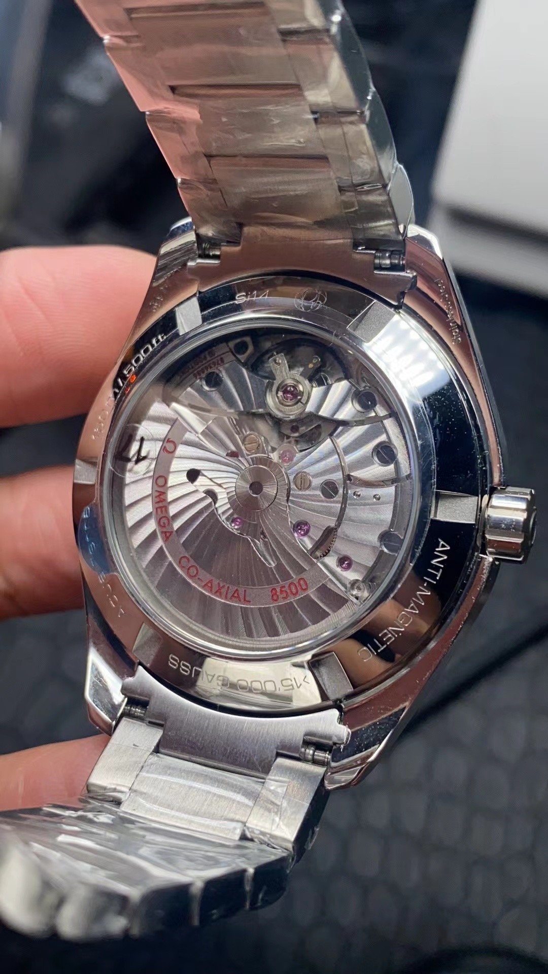 Seamaster Black Dial Watch – IW-1307 - Image 4