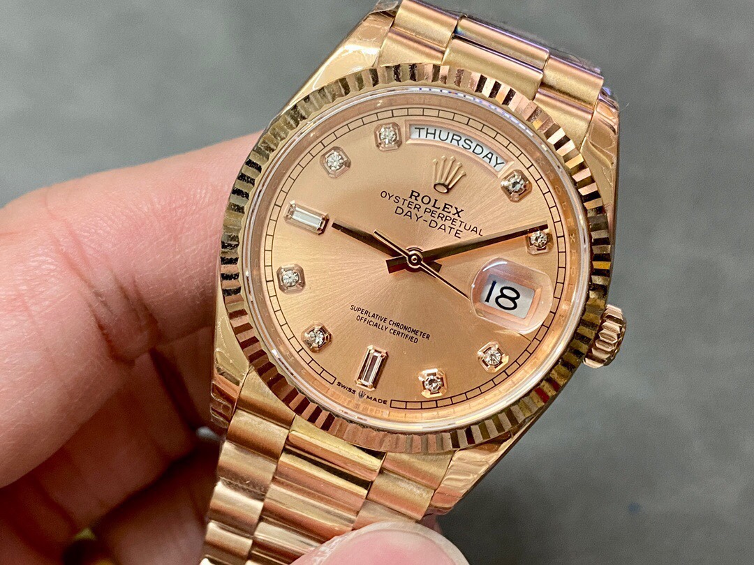 Rolex Day-Date Diamond-Set 36 mm Watch – IW-3338 - Image 3