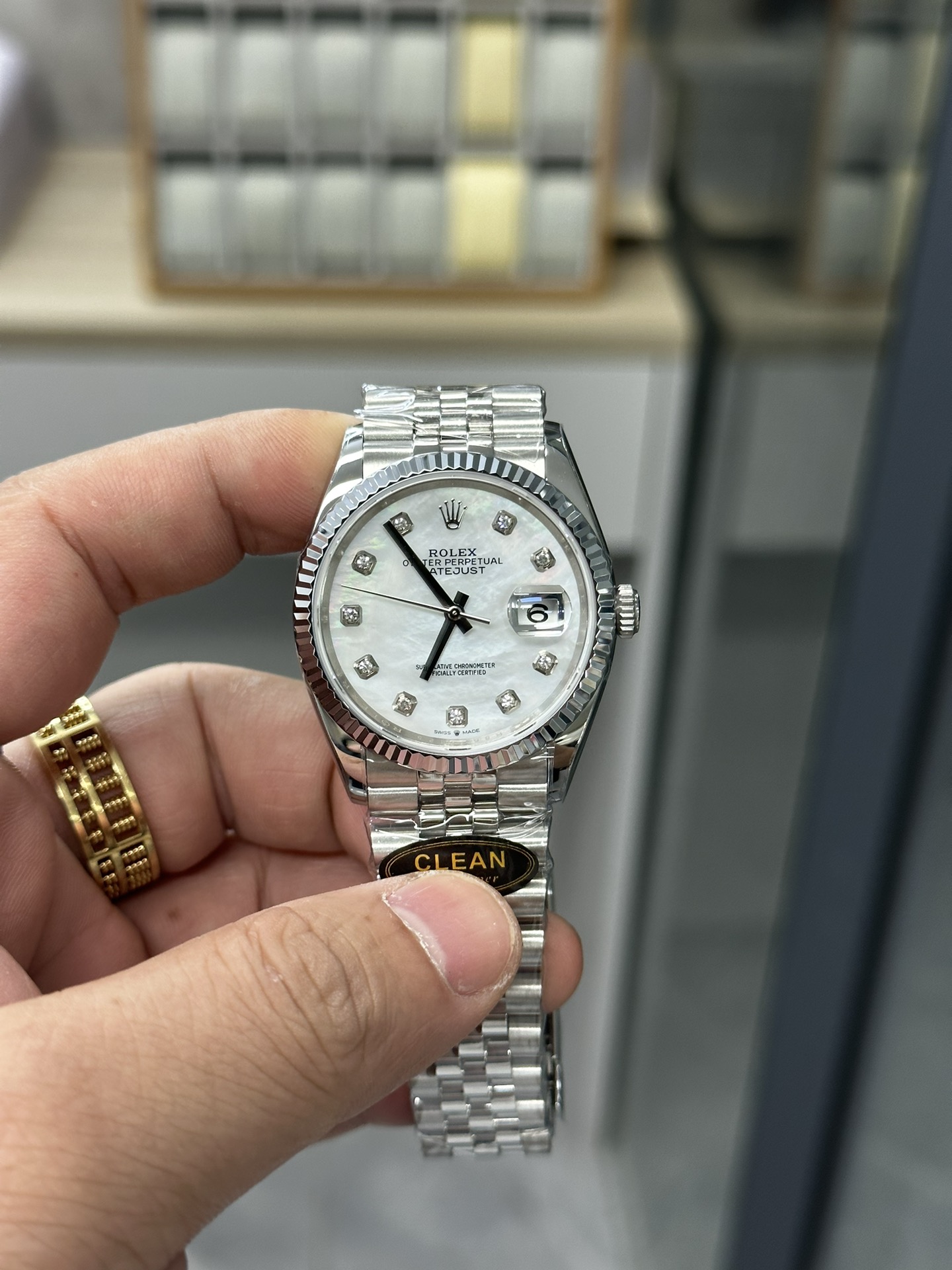 Rolex Datejust Mother-of-Pearl Dial 36 mm Watch – IW-0029