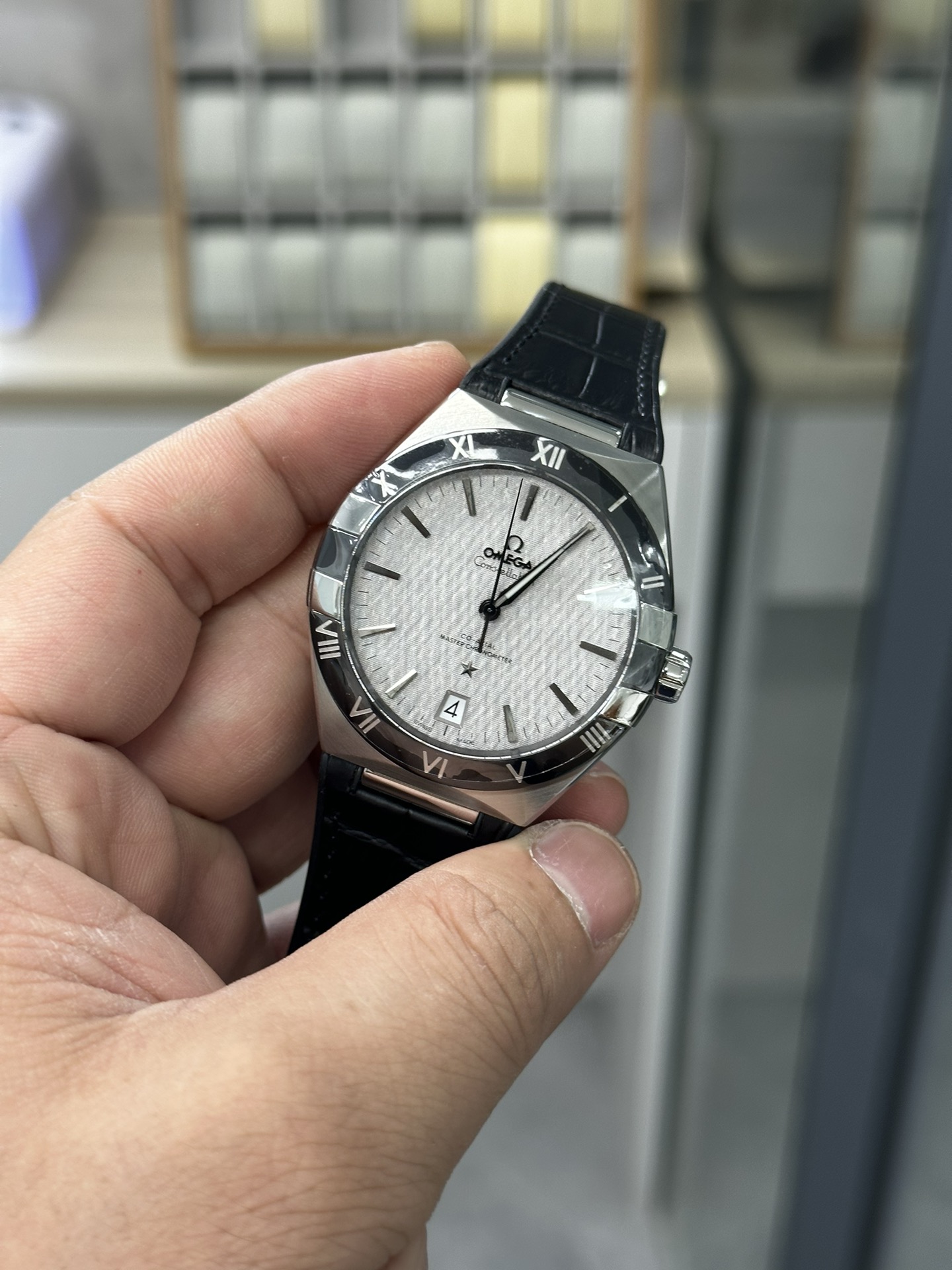 Omega Constellation Grey Dial Watch – IW-1383 - Image 3