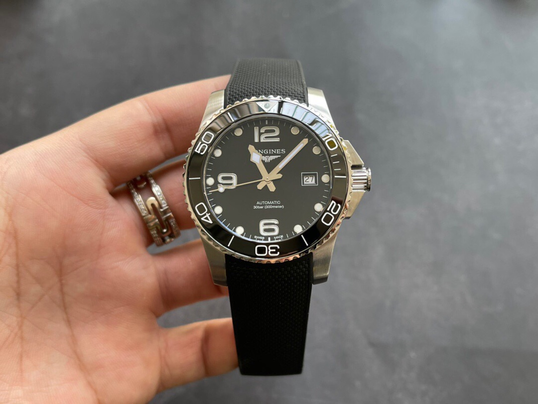 Longines Classic Black Dial Watch – IW-0734