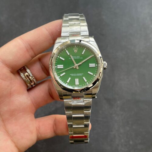 i1699594679_2065_0.jpg Rolex Oyster Perpetual Green Dial 41 mm Watch – IW-0027